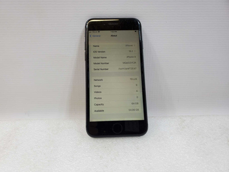Apple iPhone 8 - 64GB - Black [Unlocked] (