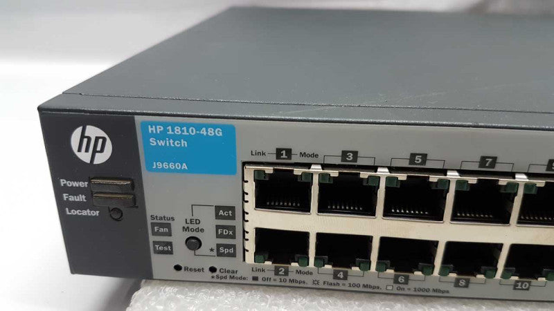 HP J9660A 1810-48G gigabit network switch / factory reset #