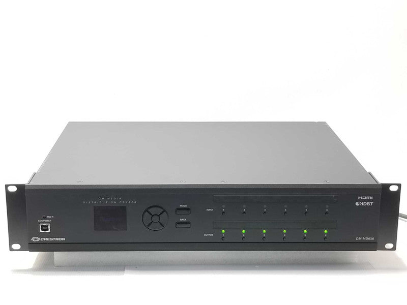 CRESTRON DM-MD6X6 Digital Media HDMI Matrix Switcher 6x6, Read _