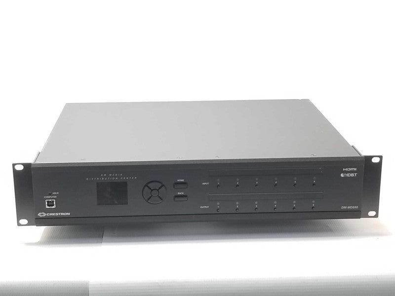 CRESTRON DM-MD6X6 Digital Media HDMI Matrix Switcher 6x6, Read _
