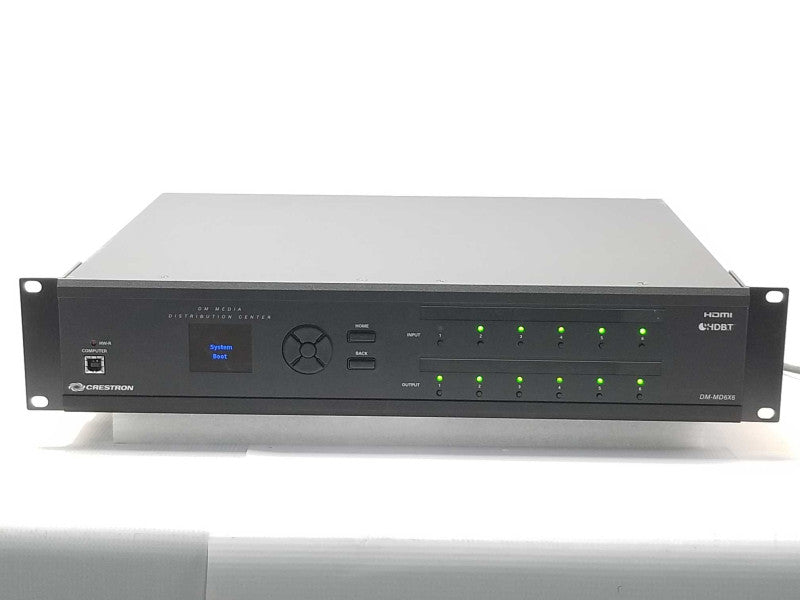 CRESTRON DM-MD6X6 Digital Media HDMI Matrix Switcher 6x6, Read _