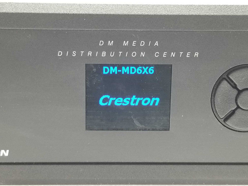 CRESTRON DM-MD6X6 Digital Media HDMI Matrix Switcher 6x6, Read _