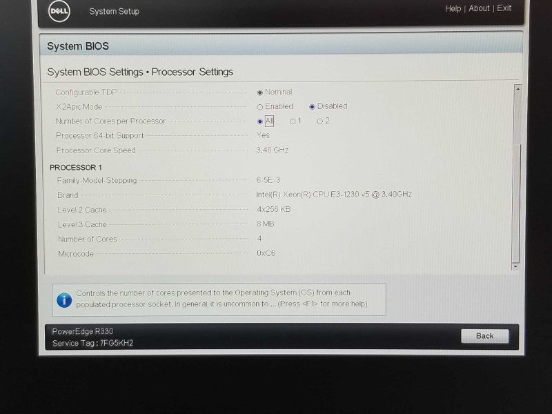 Dell PE R330, Xeon E3-1230v5 3.4GHz, 32GB DDR4, 2x PSU, PERC H730, 2.5\\" _