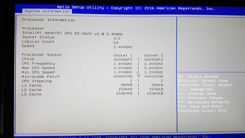 lenovo RD650 2x Xeon E5-2620 V3 @ 2.40ghz / 192gb ddr4 / 720ix raid / READ #