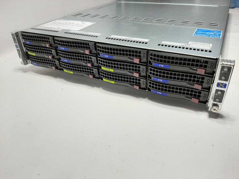 Nutanix/Supermicro X10DRT-P 4-Node Server total 8x Xeon E5-2620v4, 128GB Read