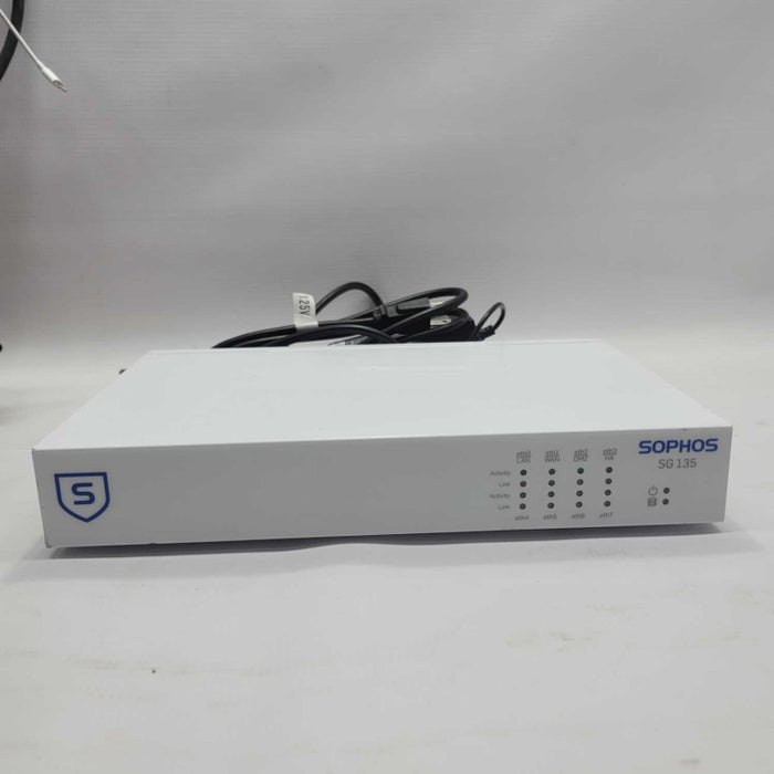 Sophos SG-135 Rev 2 UTM Firewall Security Appliance 8-Port w/Power Adapter =