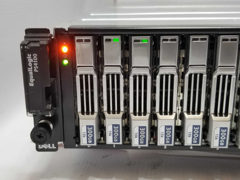 Dell EquaILogic PS4100 24x 2.5\\" Bays with HDD Caddies 2x Ctrl module 12 Read _