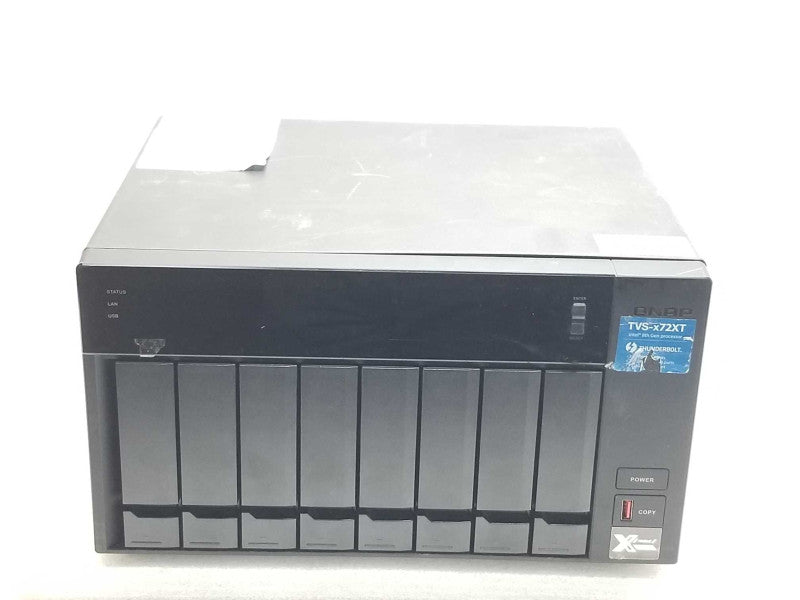 QNAP TVS-872XT 8 BAY NAS, No HDD, 8th Gen intel CPU, AS-IS _