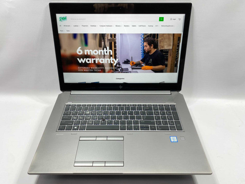 4K Touch HP zBook 17 G5 with i7-8850H CPU 32GB RAM & 1TB NVME Storage  -