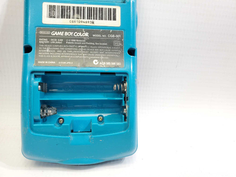 Nintendo Game Boy Color CGB-001 - Teal Blue +