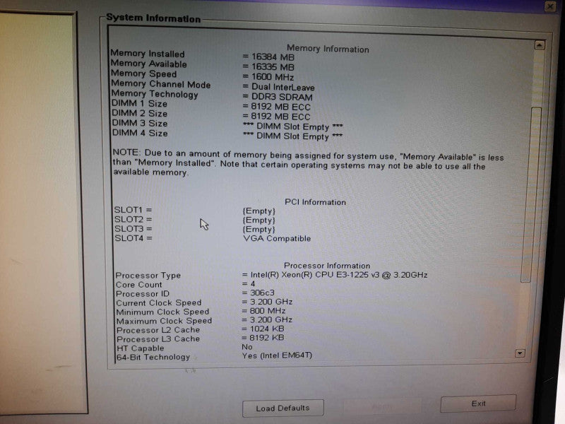 Dell Precision T1700 E3-1225 v3 16GB DDR3 Quadro K2000 GPU No HDD