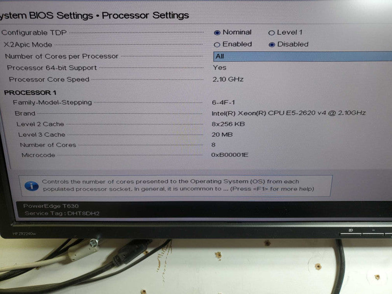 Dell PowerEdge T630 Tower Server Intel Xeon E5-2620 V4 16GB DDR4 +