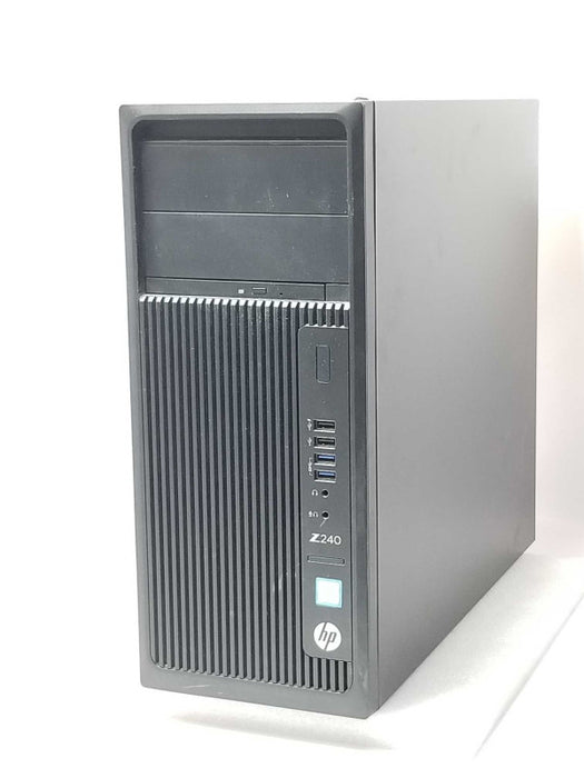 HP Z240 Workstation, I7-6700 3.4GHz 8GB DDR4, 3x HDD Caddies(2x 3.5 & 1x 2.5) _