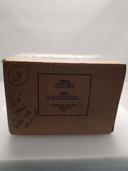 A box of 250 GB and UP  2.5\\'\\' SATA HDDs mixed brands - 47 PCS
