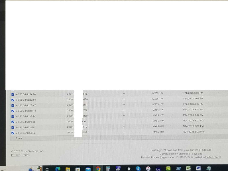 CISCO MX65-HW Meraki MX65 Cloud Managed Security Appliance UNCLAIMED _