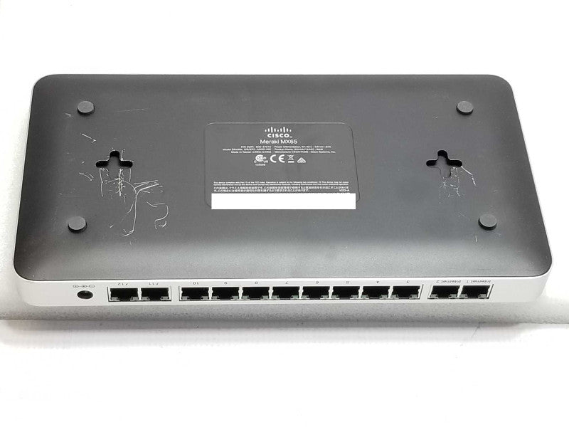 CISCO MX65-HW Meraki Cloud Managed Security Appliance UNCLAIMED w/ PSU _
