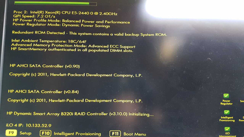 HP ProLiant DL380e Gen 8 2x Xeon E5-2440 @ 2.4GHz 32GB B320i READ #