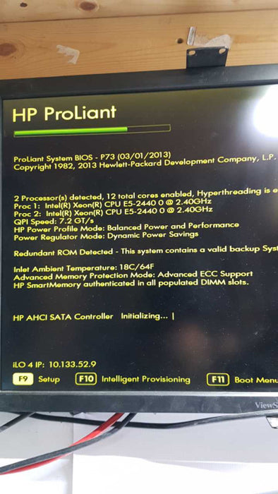 HP ProLiant DL380e Gen 8 2x Xeon E5-2440 @ 2.4GHz 32GB B320i READ #