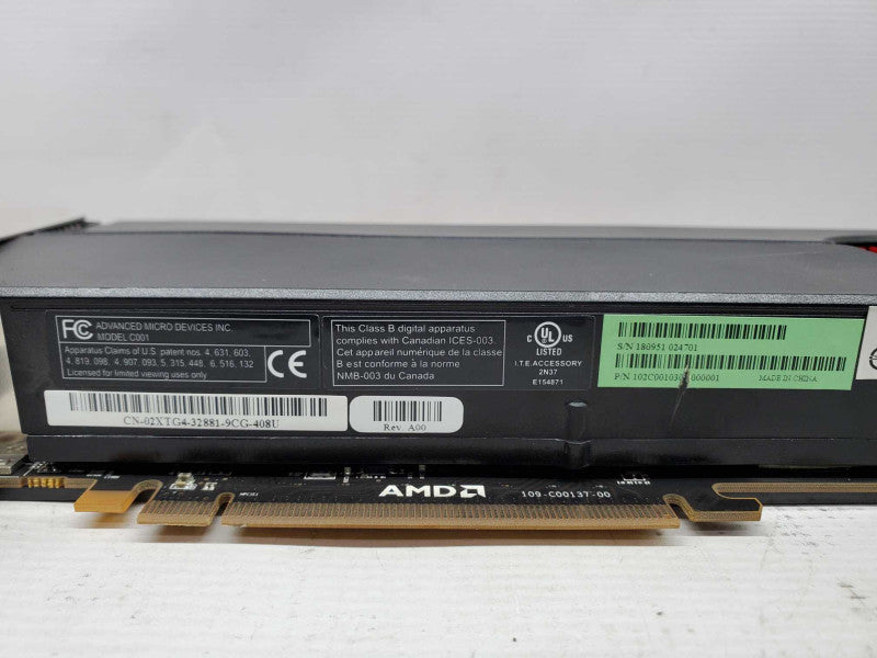 ATI Radeon 5800 1GB GPU CN-02XTG4-32881-9CG-408U (