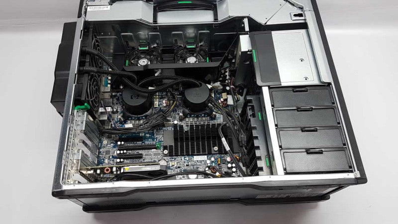 HP Z800 Workstation Xeon X5677 @ 3.47 ghz / 24gb ram / NVS 510/ AiO Cooler #