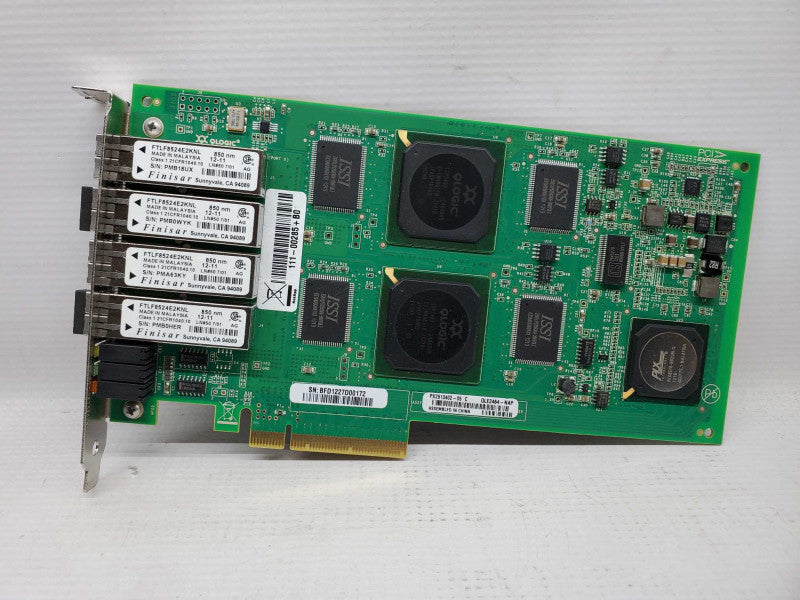 QLOGIC NetApp QLE2464-NAP Quad 4Gb PCI PX2610402-05 A 111-00285 Network Card (