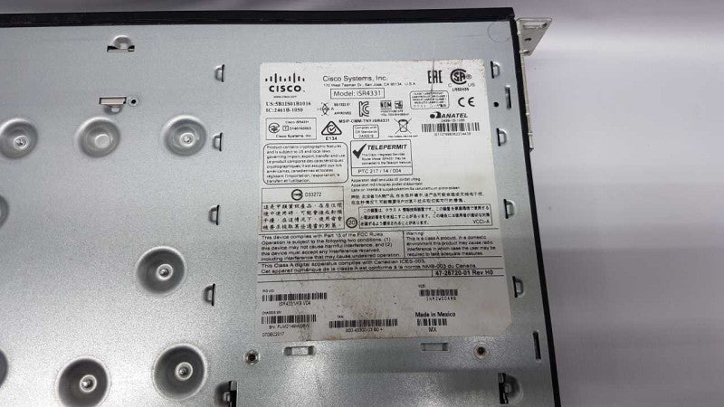 Cisco ISR4331/K9 4300 Series Integrated Service Router FACTORY RESET #