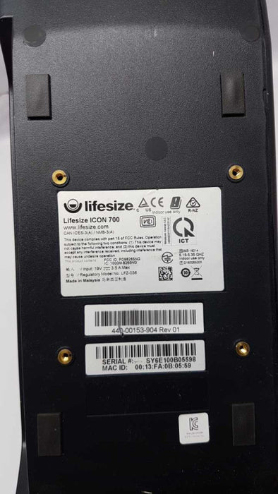 Lifesize Icon 700 lfz-036 Video Conference Device FACTORY RESET #