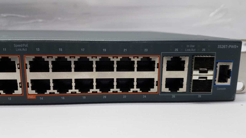 Avaya 24 Port PoE Network Switch 3526T-pWR+ FACTORY RESET
