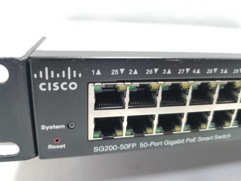 Cisco SG200-50FP 48 ports Gigabit Full-PoE Smart Switch ~