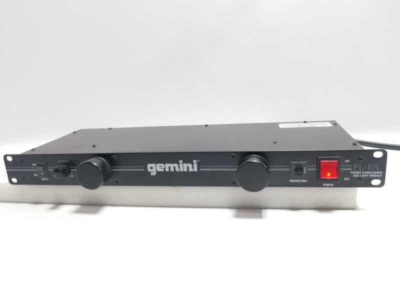 Gemini PL-101 Power Supply and Light Module Rack Mount conditioner 15A DJ ~