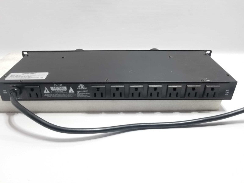 Gemini PL-101 Power Supply and Light Module Rack Mount conditioner 15A DJ ~