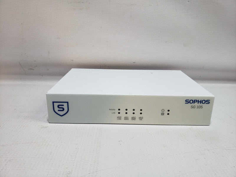 Sophos SG-105 Rev 1 UTM Firewall Security Appliance 4-Port FACTORY RESET