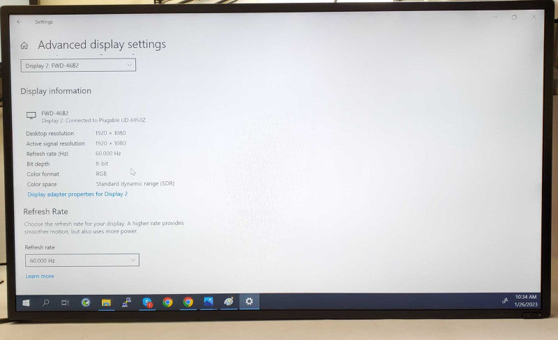 SONY FWD-46B2 46-inch LED 1920 x 1080 +