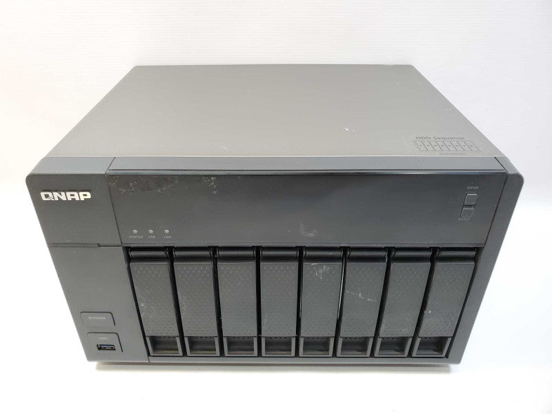 QNAP NAS TS-853A Quad Core CPU @ 1.6 GHz 4GB RAM 16TB HDD [Configured] (