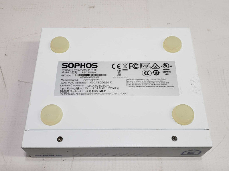 Sophos RED 15 Rev 1 Security Appliance Ethernet Firewall