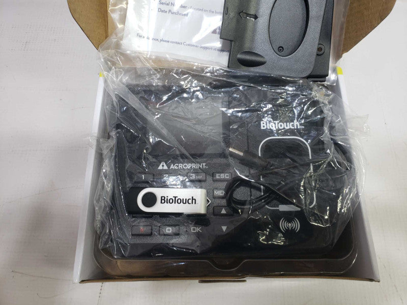 Sealed Acroprint Bio Touch Time Clock Fingerprint Time Attendance