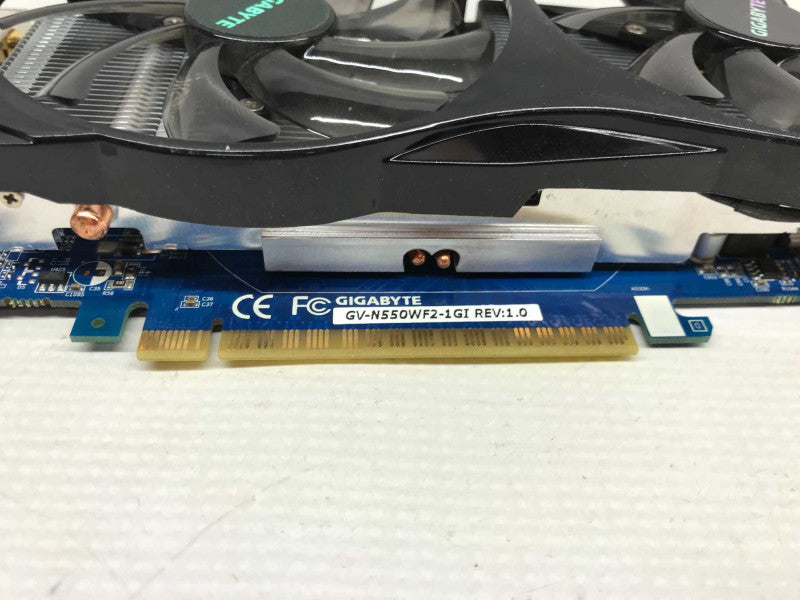 GIGABYTE GEFORCE GTX 550 TI PCIE GRAPHIC CARD 1GB HDMI DVI GV-N550WF2-1GI +