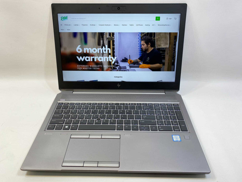 HP ZBook 15 G5 with i7-8850H CPU 32GB RAM & 1TB NVME Storage  -