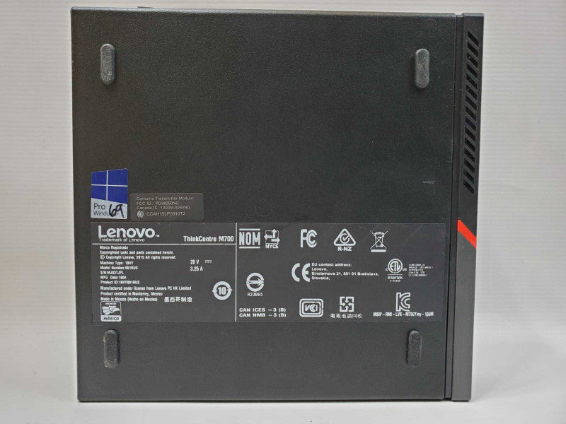 Lenovo ThinkCentre M700 Core i5-6500T @ 2.5 GHz 8GB Ram No HDD (