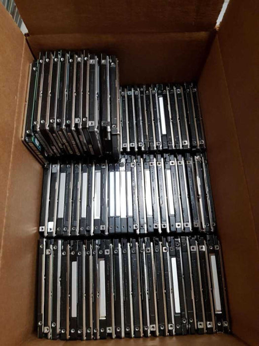 box of  500GB  and UP to 1 TB  2.5 HDD SATA Mixed sizes and Brands- 162 PCS
