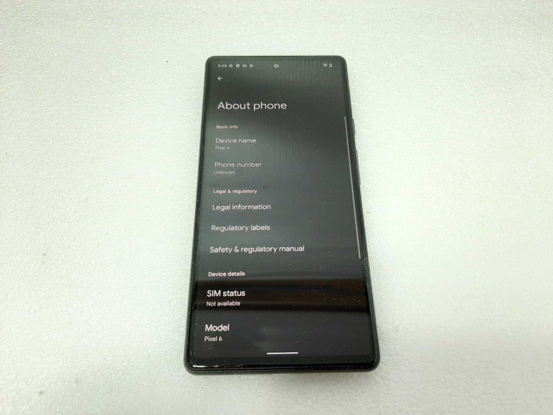 Google Pixel 6 128GB Unlock