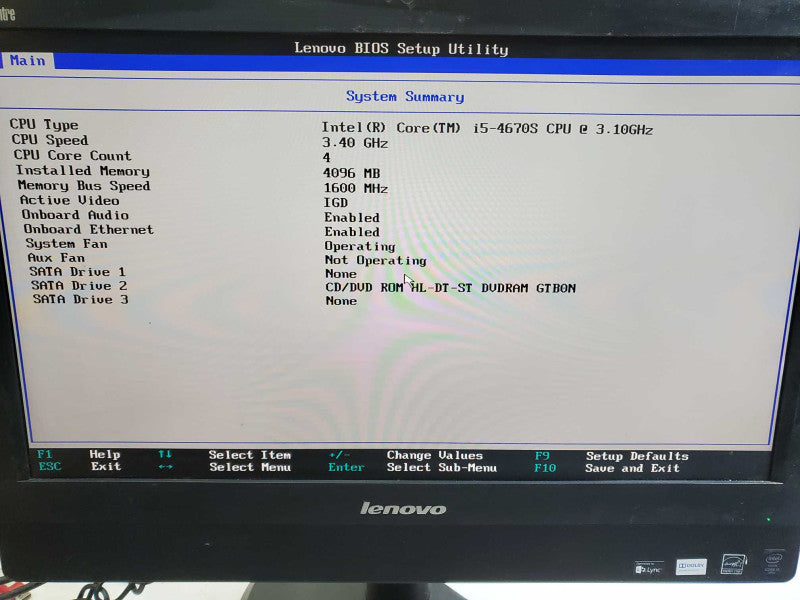 Lenovo ThinkCentre M93z i5-4570S @2.9GHz 4GB RAM +