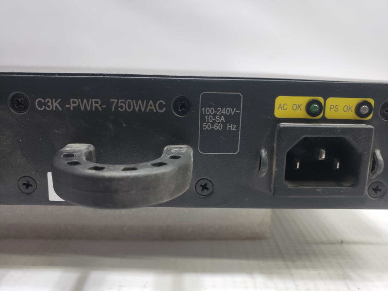 CISCO PWR-RPS2300 REDUNDANT POWER SYSTEM 2300 W/2x C3K-PWR-750WAC 750W DC SUPP