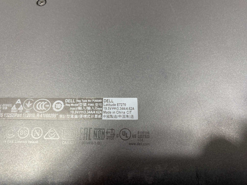 12.5\\" DELL Latitude E7270 with i7-6600U CPU 16GB RAM & 256GB SSD Storage  -