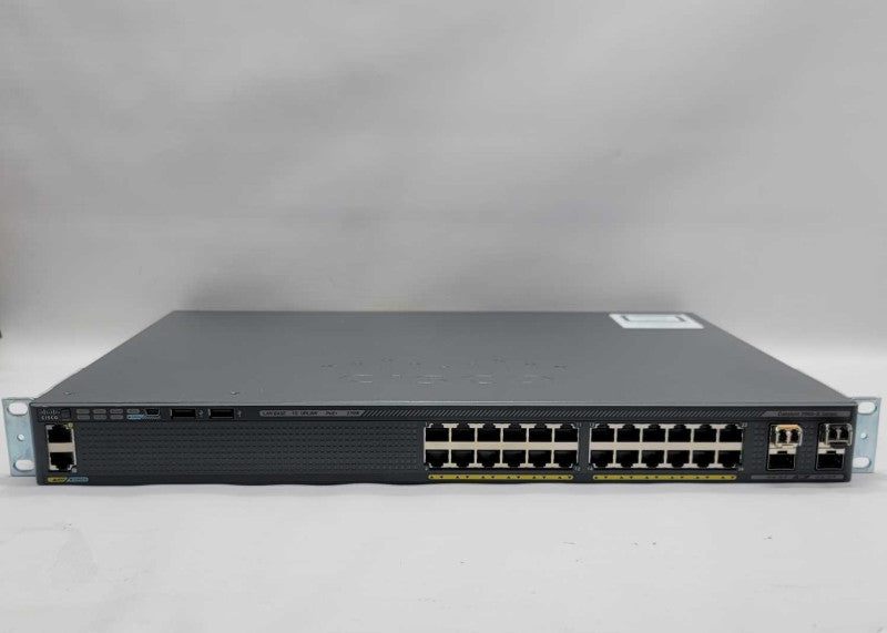 Cisco 2960-X WS-C2960X-24PS-L V02 24 Port PoE Switch Tested =