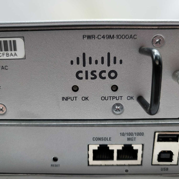 Cisco WS-C4900M V10 With WS-X4920-GB + 2 X PWR-C49M-1000AC + 4x CVR-X2-SFP10G =