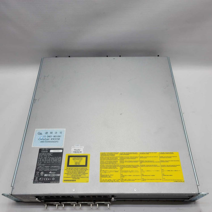 Cisco WS-C4900M V10 With WS-X4920-GB + 2 X PWR-C49M-1000AC + 4x CVR-X2-SFP10G =