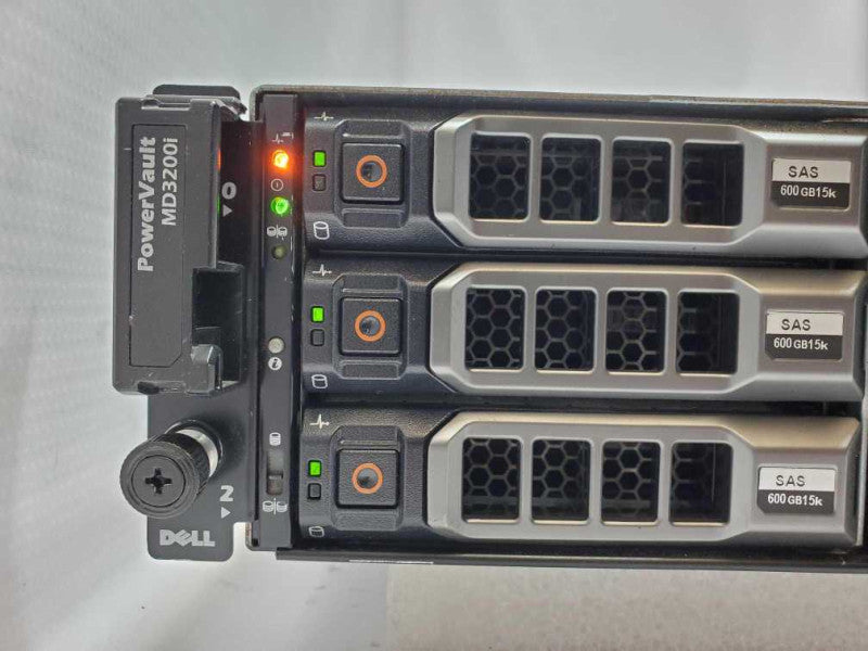 Dell PowerVault MD3200i 12x 3.5\\\\\\" Bays iSCSI Storage Array 2x PSU 1x MD32