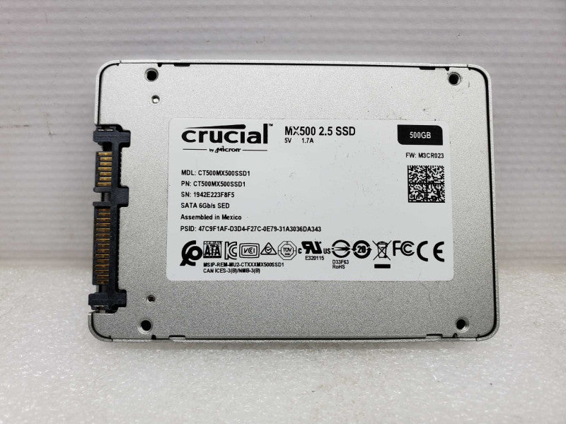 Solid State Drive - 500 GB - Sata 2.5\\" [Crucial SSD] (