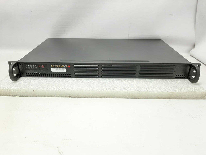 SUPERMICRO 504-2 RACK SERVER 8GB DDR3 2x 4TB HDDs.